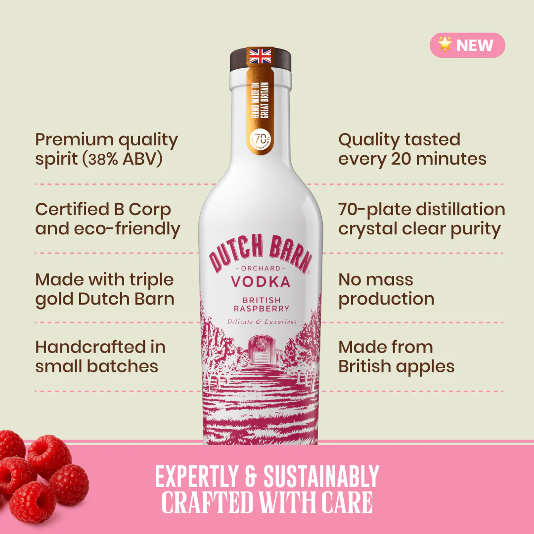 Dutch Barn British Raspberry Vodka - Image 4