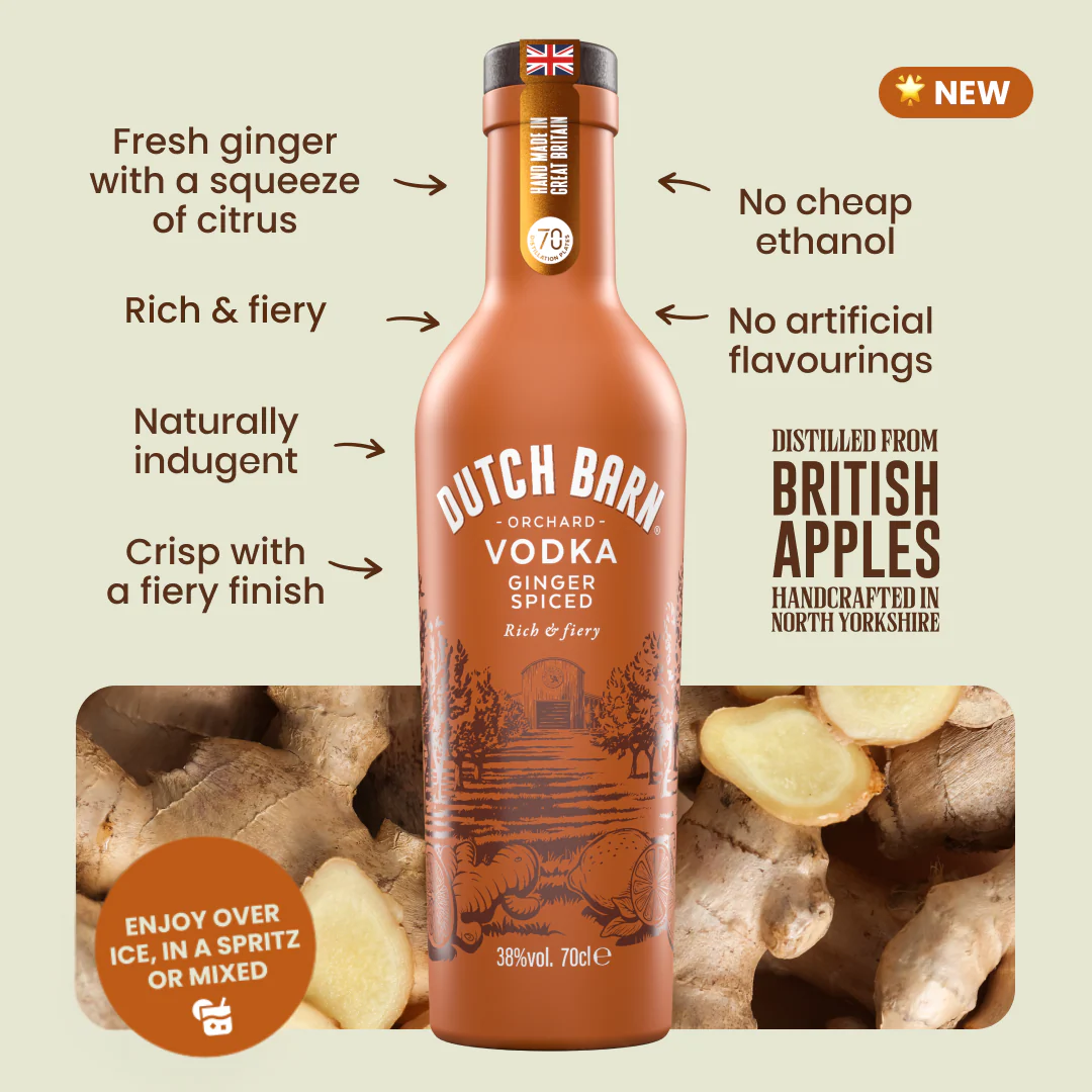 Dutch Barn Ginger Spiced Vodka - Image 3