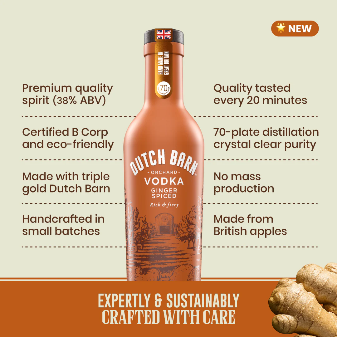 Dutch Barn Ginger Spiced Vodka - Image 5