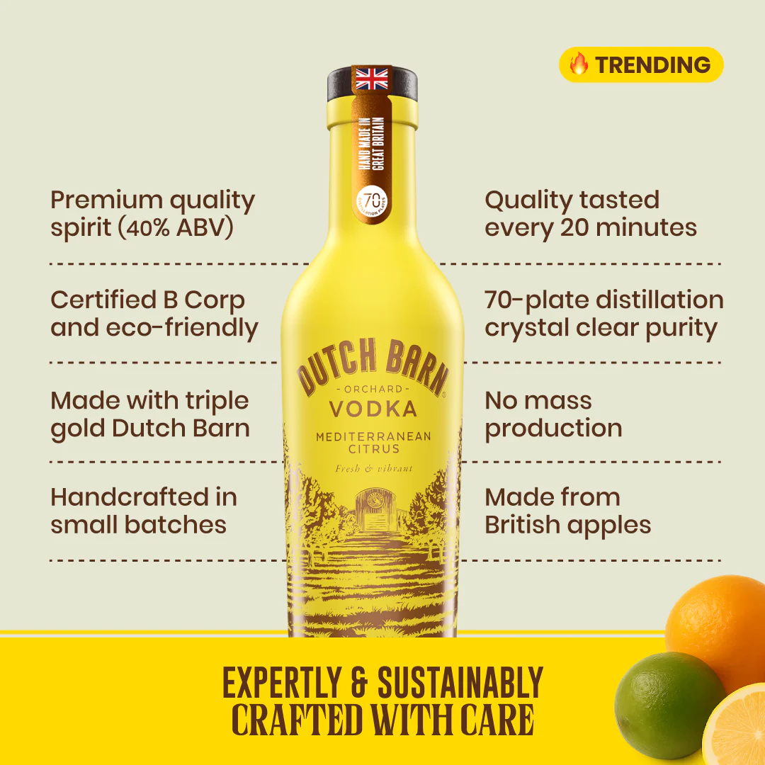 Dutch Barn Mediterranean Citrus Vodka - Image 4
