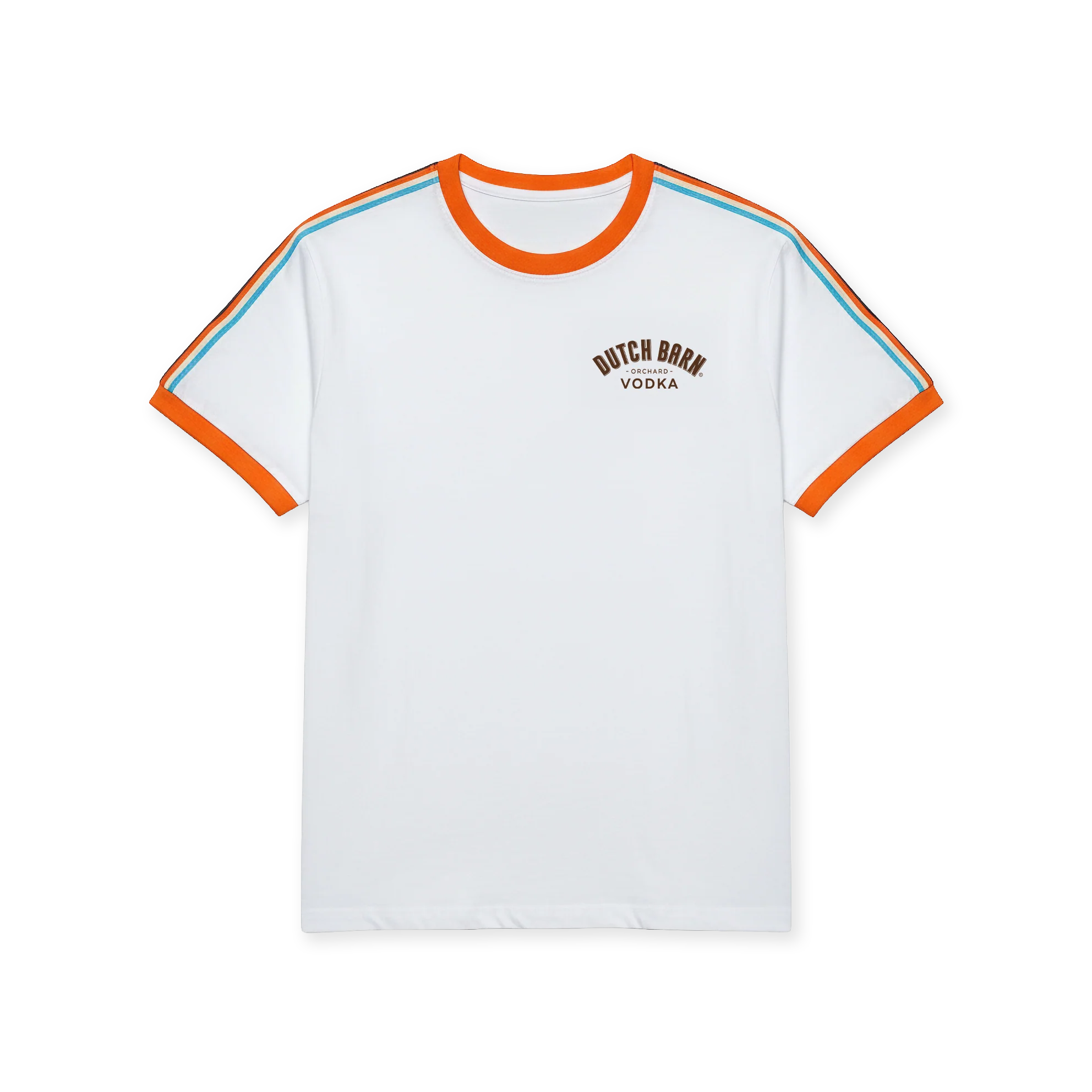 Dutch Barn Vodka Retro Ringer Tee - Image 2