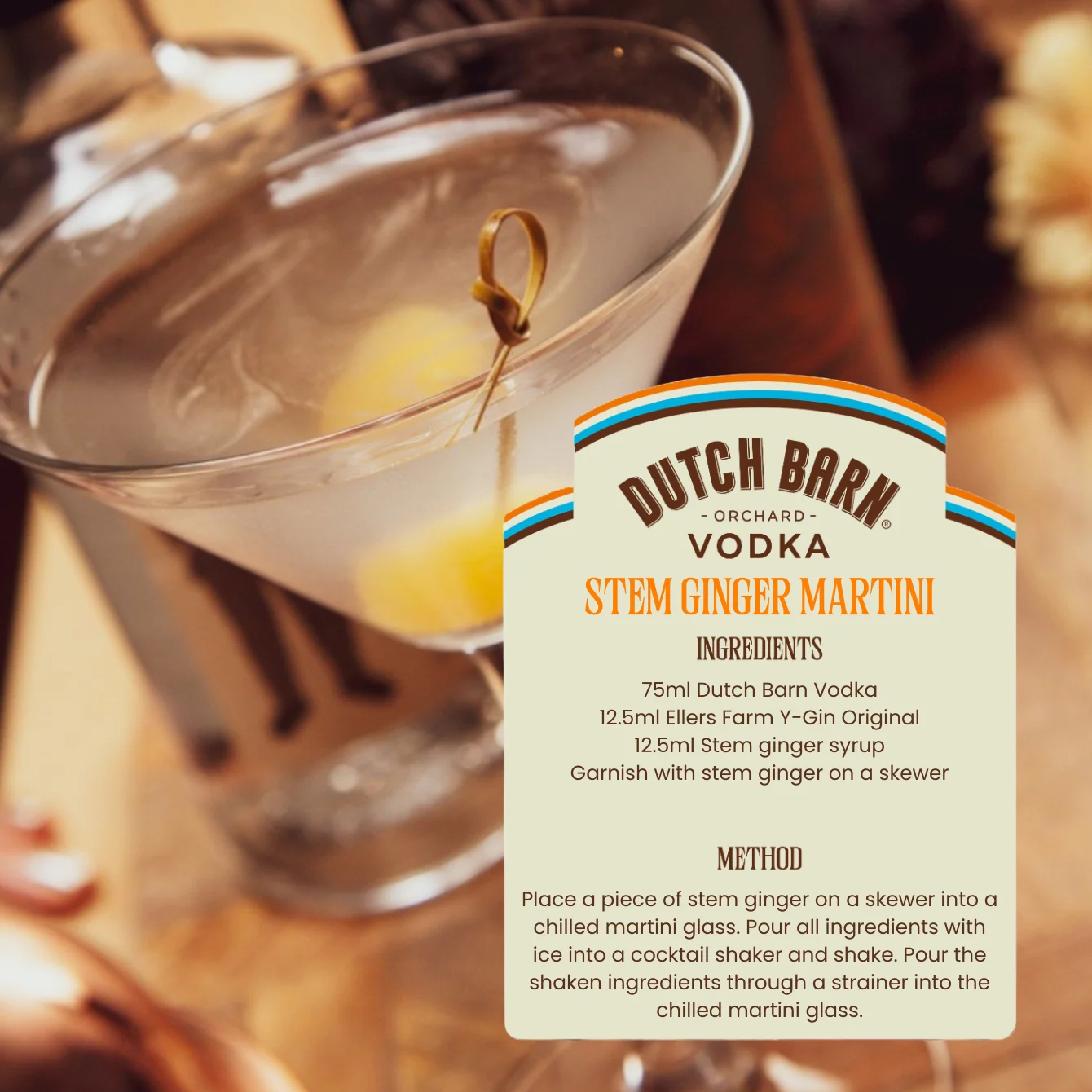 Stem Ginger Martini Cocktail Bundle Kit - Image 5